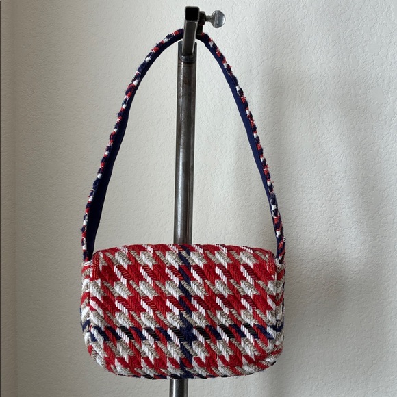 Anthropologie Icon Edition Fiona Beaded Shoulder bag preppy quirky eclectic - Picture 3 of 7